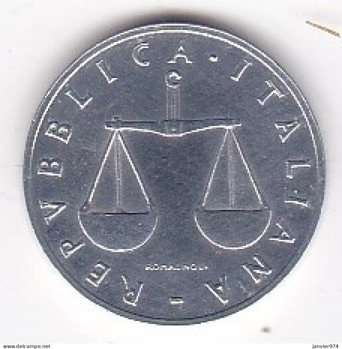 Italie 1 Lira 1954 R, Balance, En Aluminium , KM# 91 - 1 Lire