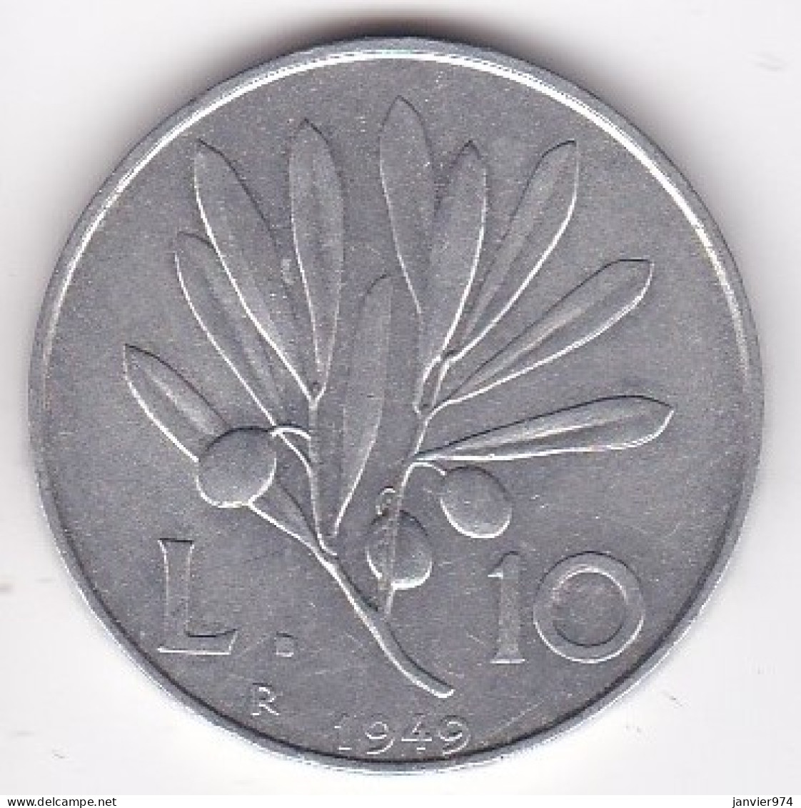 Italie . 10 Lire 1949. ITALMA . En Aluminium - 10 Lire