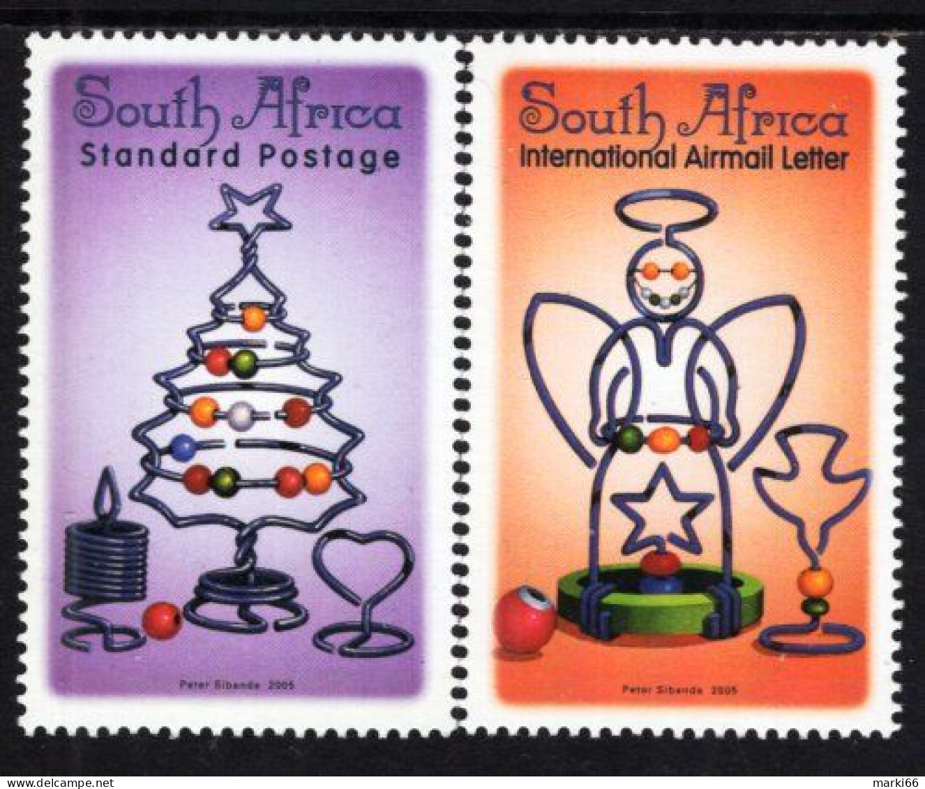 South Africa - 2005 - Christmas - Mint Stamp Set - Ongebruikt