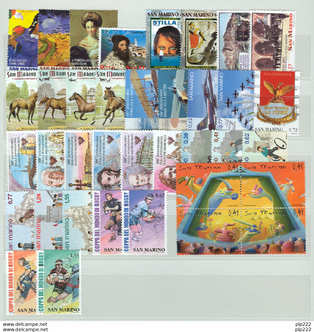 San Marino 2003 Annata Completa/Complete Year MNH/** - Años Completos