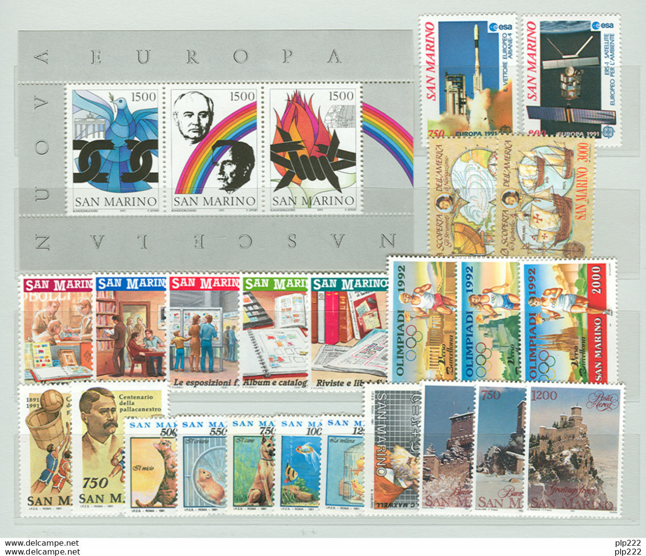 San Marino 1991 Annata Completa/Complete Year MNH/** - Volledig Jaar