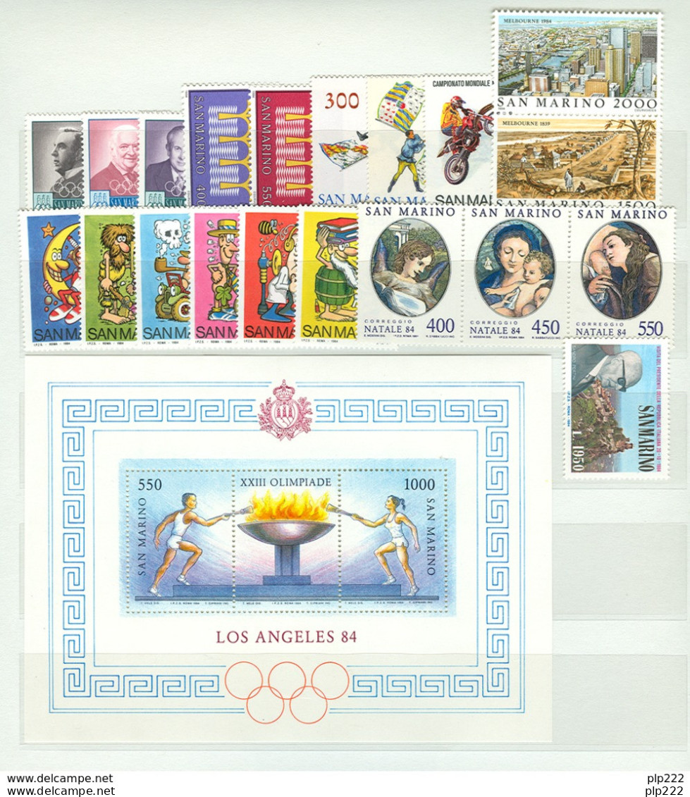 San Marino 1984 Annata Completa/Complete Year MNH/** - Années Complètes