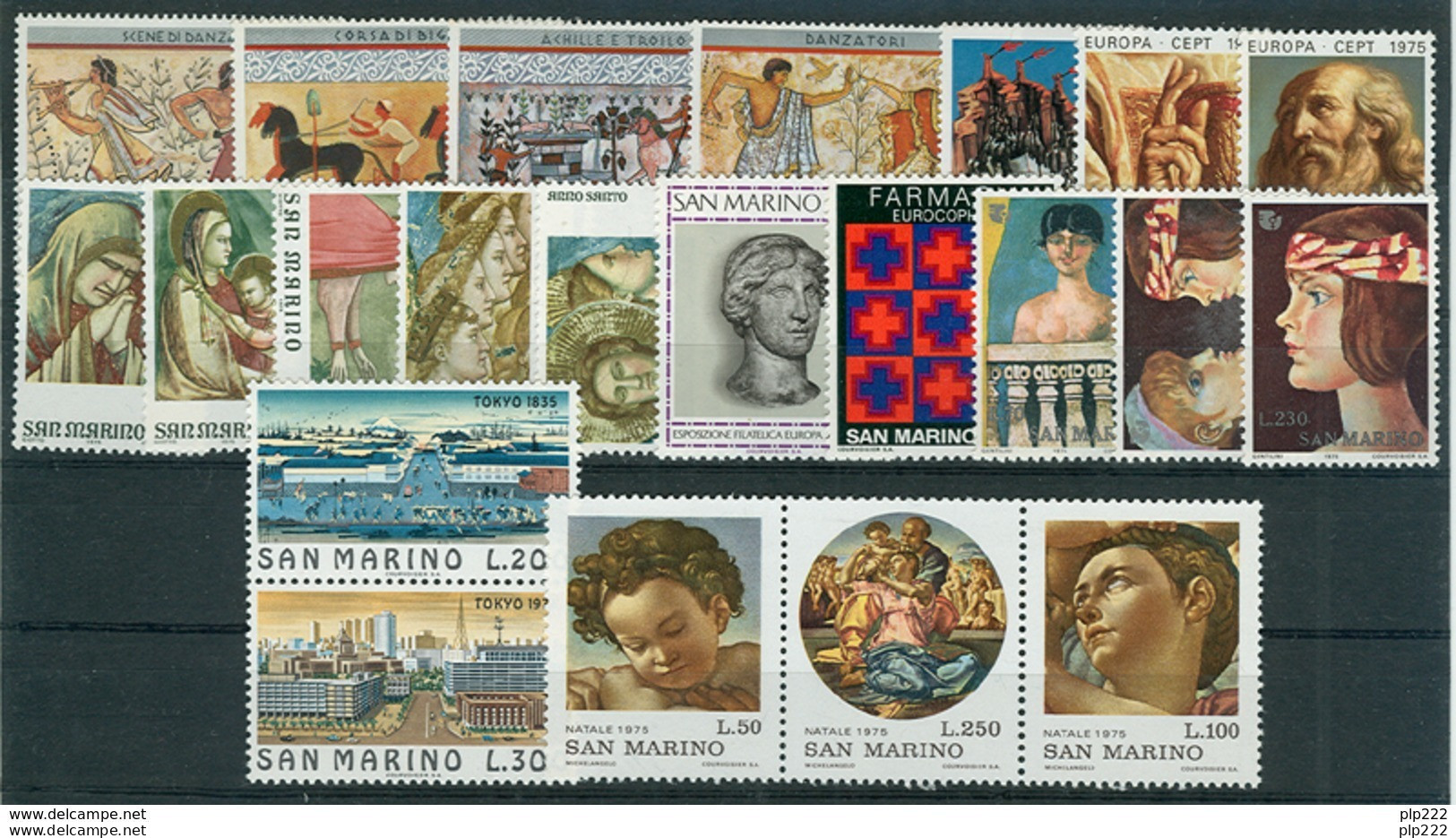 San Marino 1975 Annata Completa/Complete Year MNH/** - Années Complètes