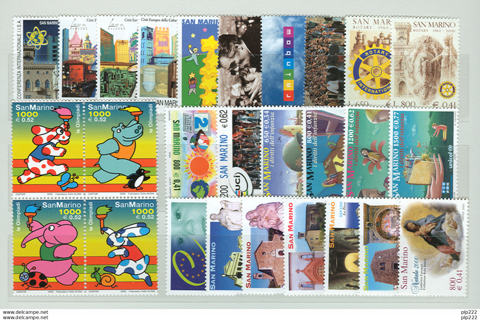 San Marino 2000 Annata Completa/Complete Year MNH/** - Années Complètes