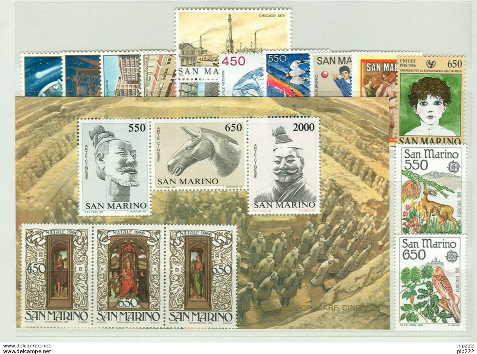 San Marino 1986 Annata Completa/Complete Year MNH/** - Années Complètes