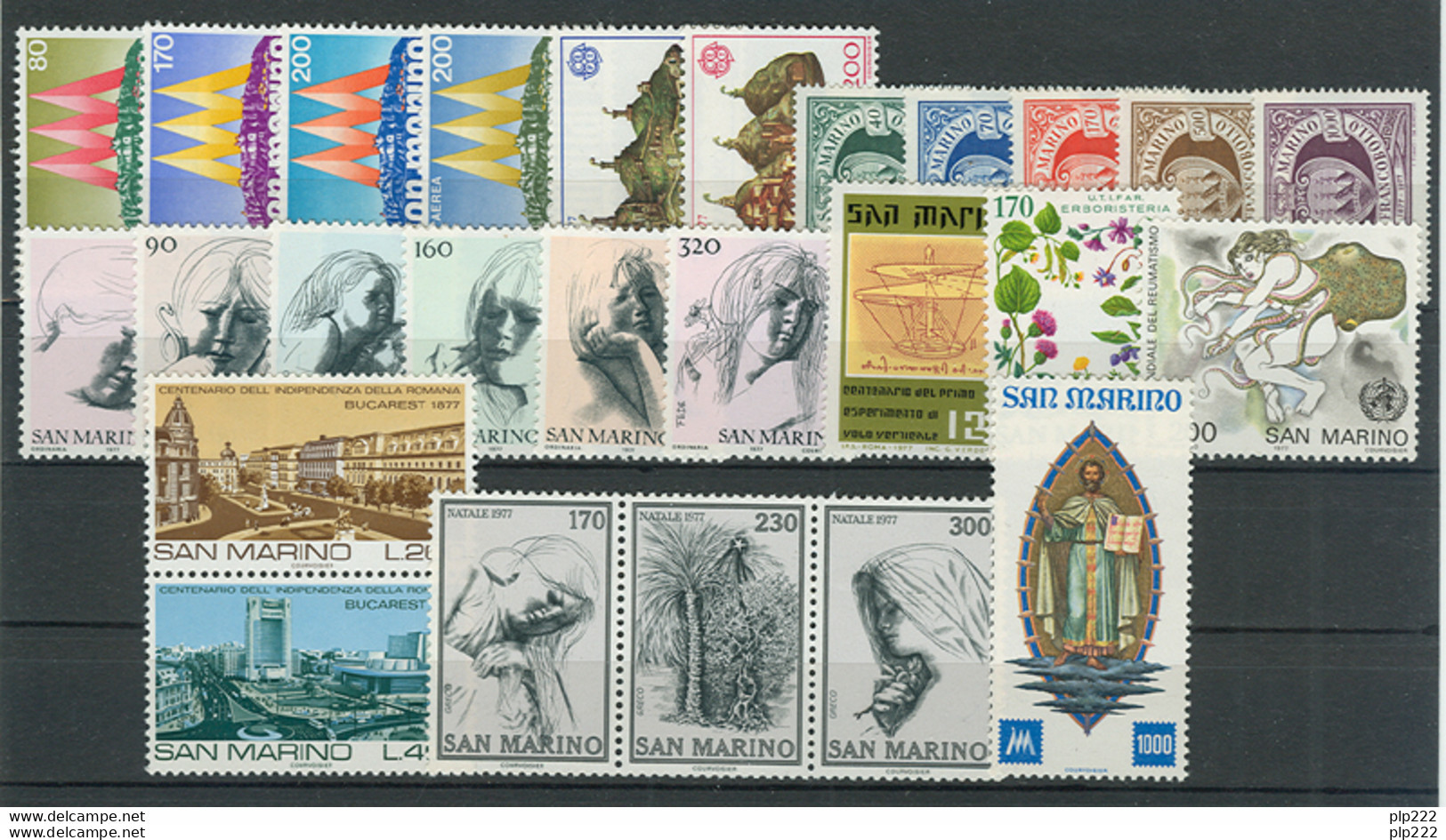 San Marino 1977 Annata Completa/Complete Year MNH/** - Années Complètes