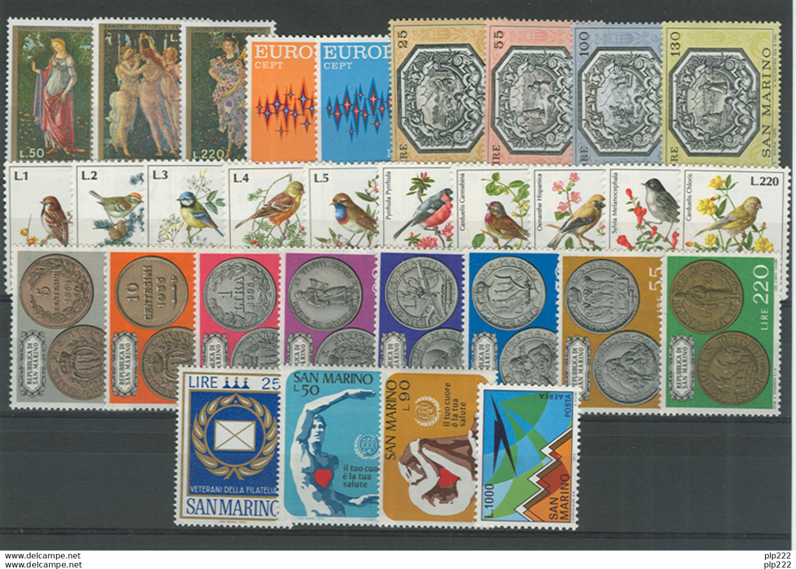 San Marino 1972 Annata Completa/Complete Year MNH/** - Full Years