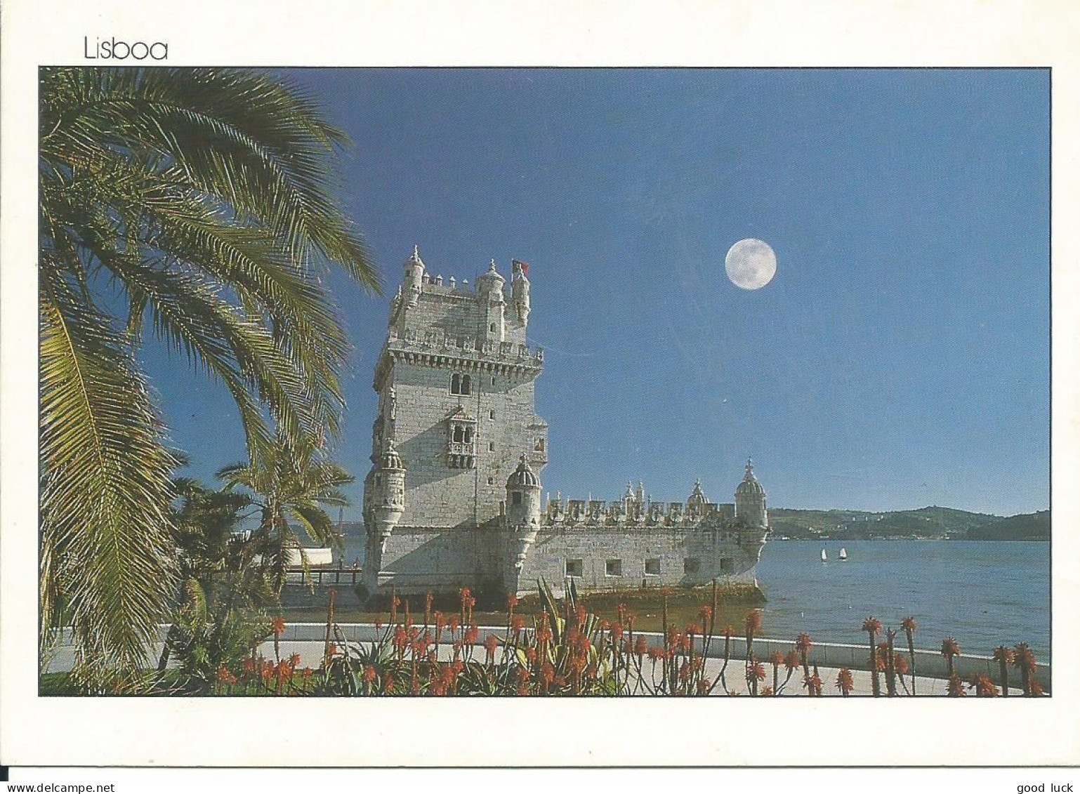 PORTUGAL CARTE 60l LISBONNE POUR POUILLY ( NIEVRE ) DE 1990 LETTRE COVER - Covers & Documents