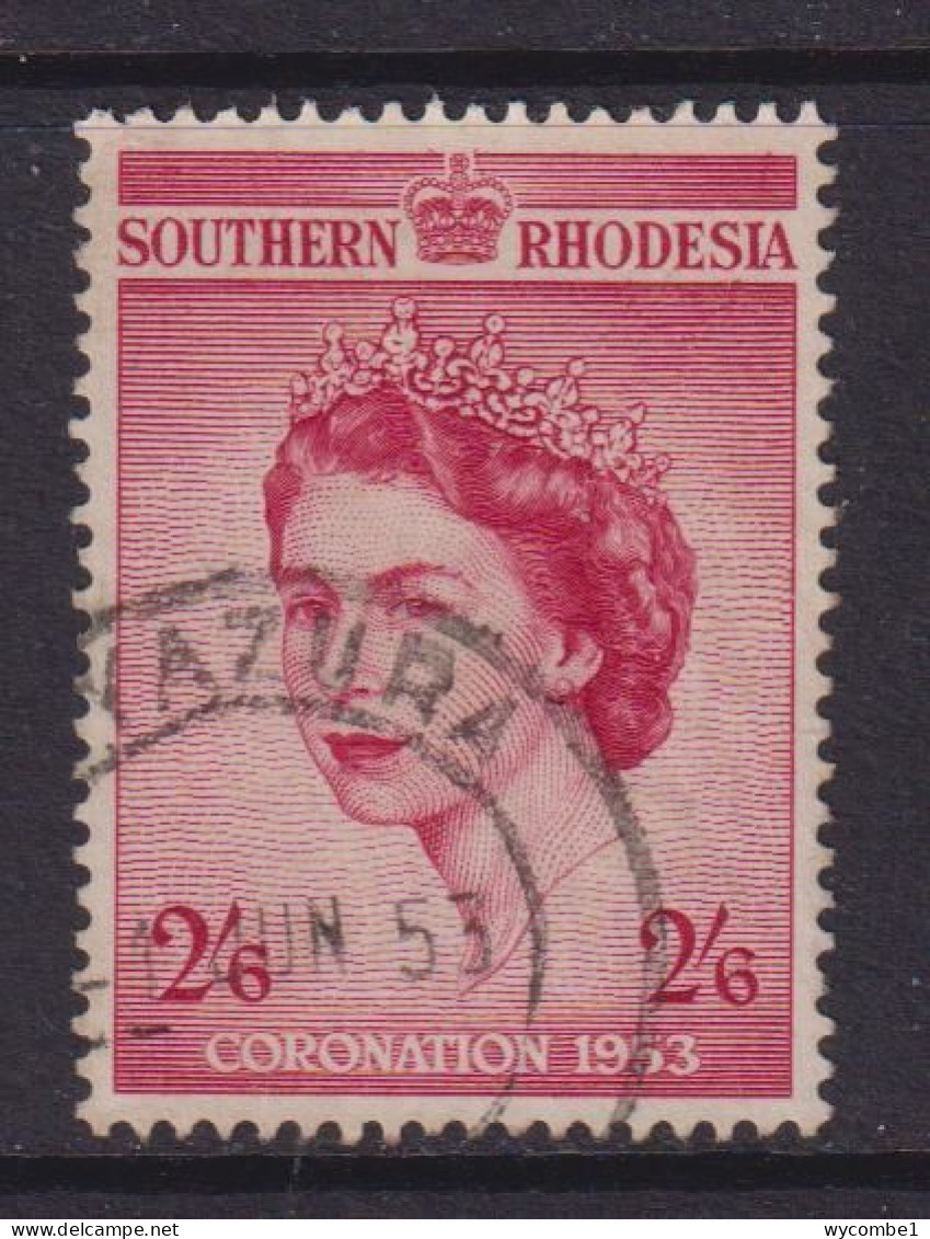 SOUTHERN RHODESIA  - 1953 Coronation 2s6d Used As Scan - Southern Rhodesia (...-1964)