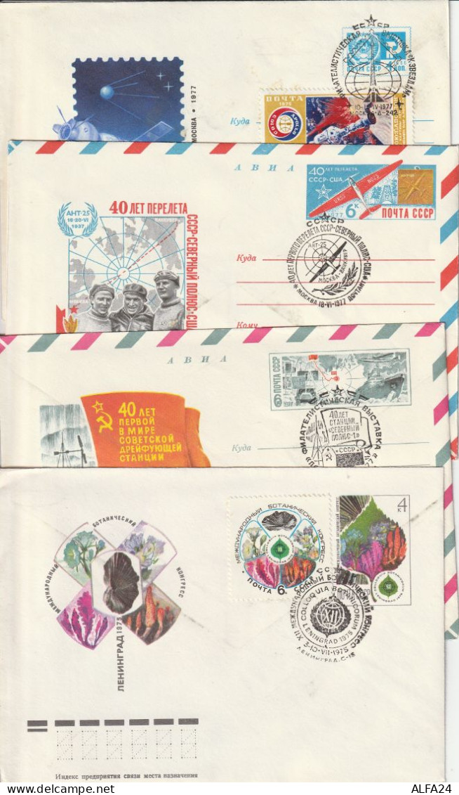 8 INTERI POSTALI-LETTERE RUSSIA (ZP3565 - Storia Postale