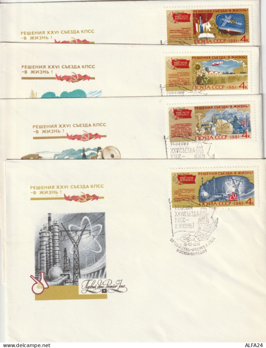 8 INTERI POSTALI-LETTERE RUSSIA (ZP3562 - Lettres & Documents