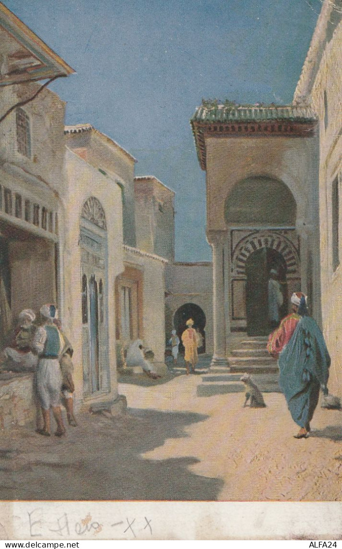 CARTOLINA NORDAFRICA SCUOLA DI CORANO (ZP2353 - Islam