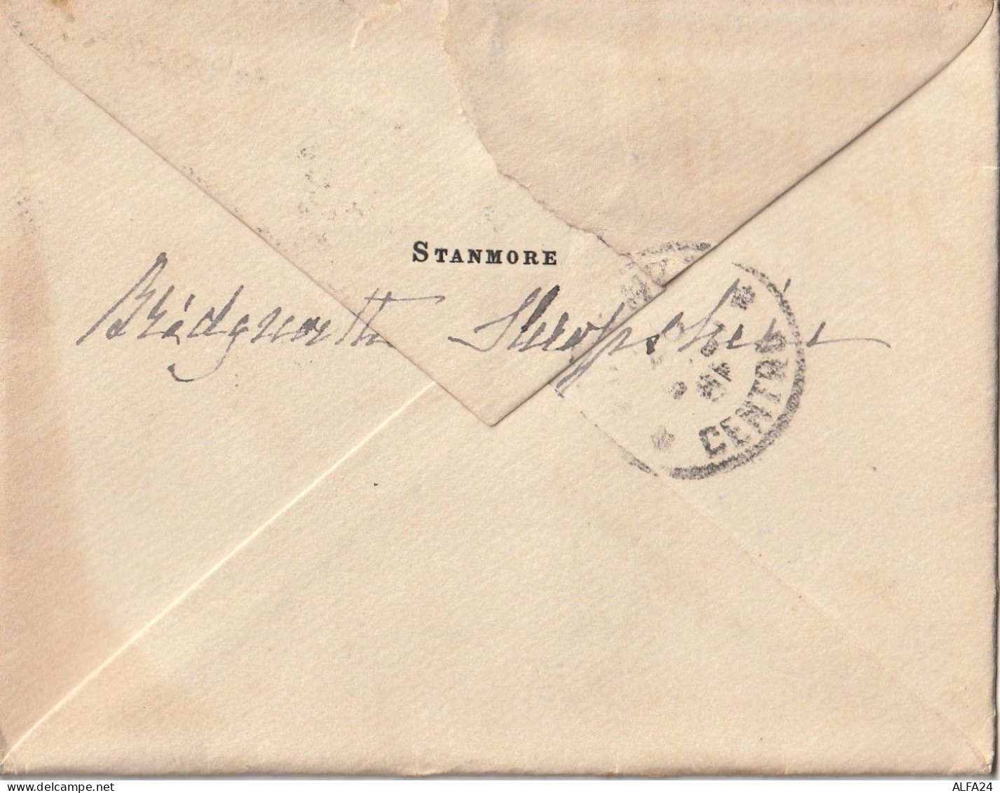 LETTERA REGNO UNITO 1901 1+1+0,5 TIMBRO BRIDGNOPTH (ZP2770 - Lettres & Documents