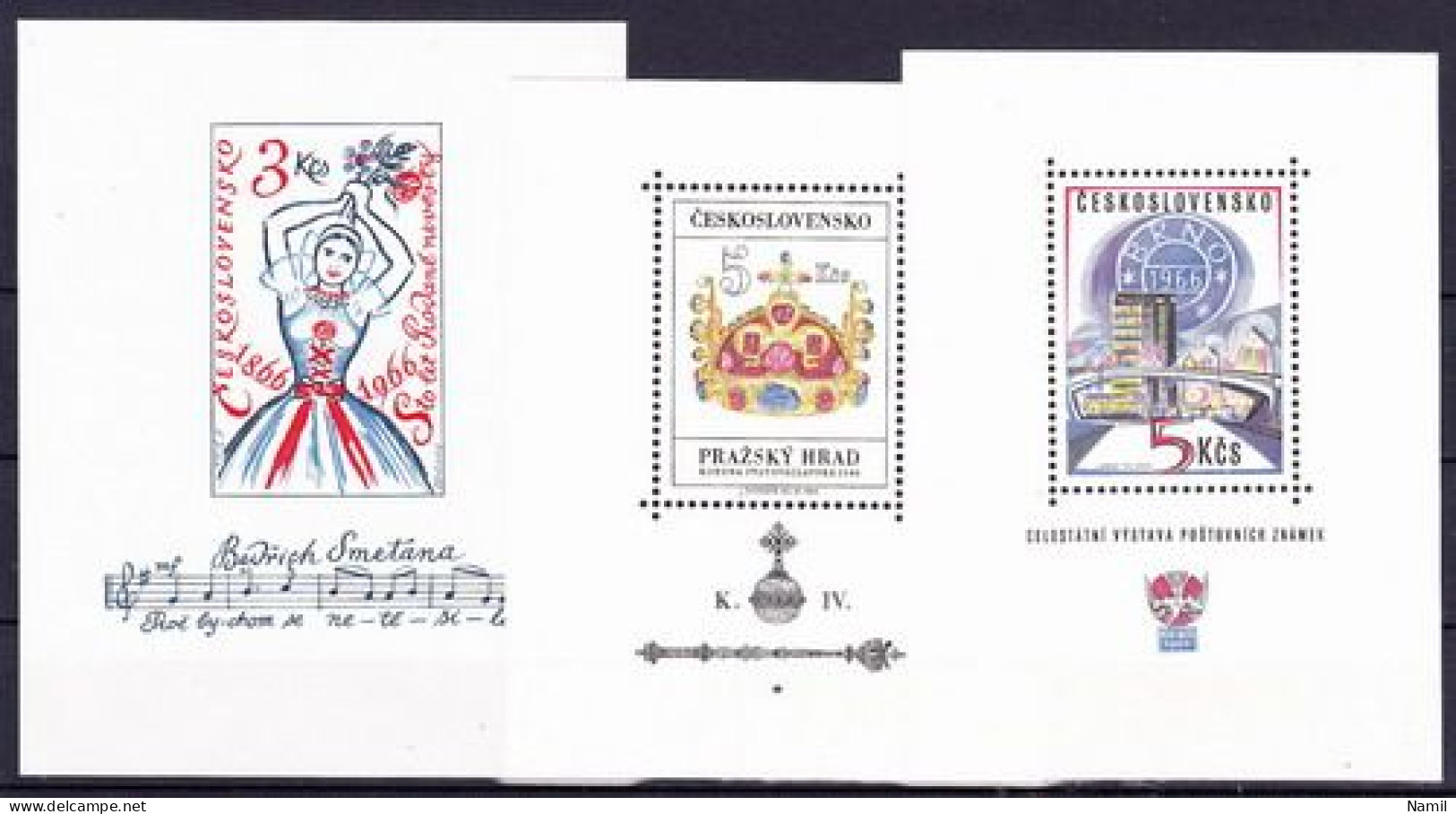 ** Tchécoslovaquie 1966 Mi 1591-1673+Bl.23-5 (Yv 1456-1535+Bf 27-9), (MNH)** - Années Complètes