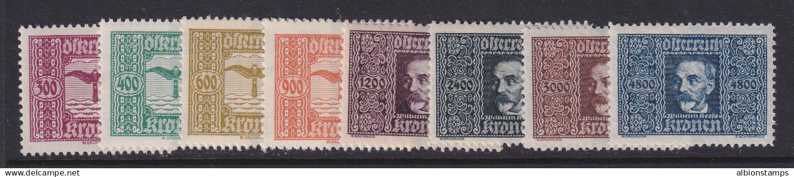 Austria, Scott C4-C11, MNH - Oblitérés