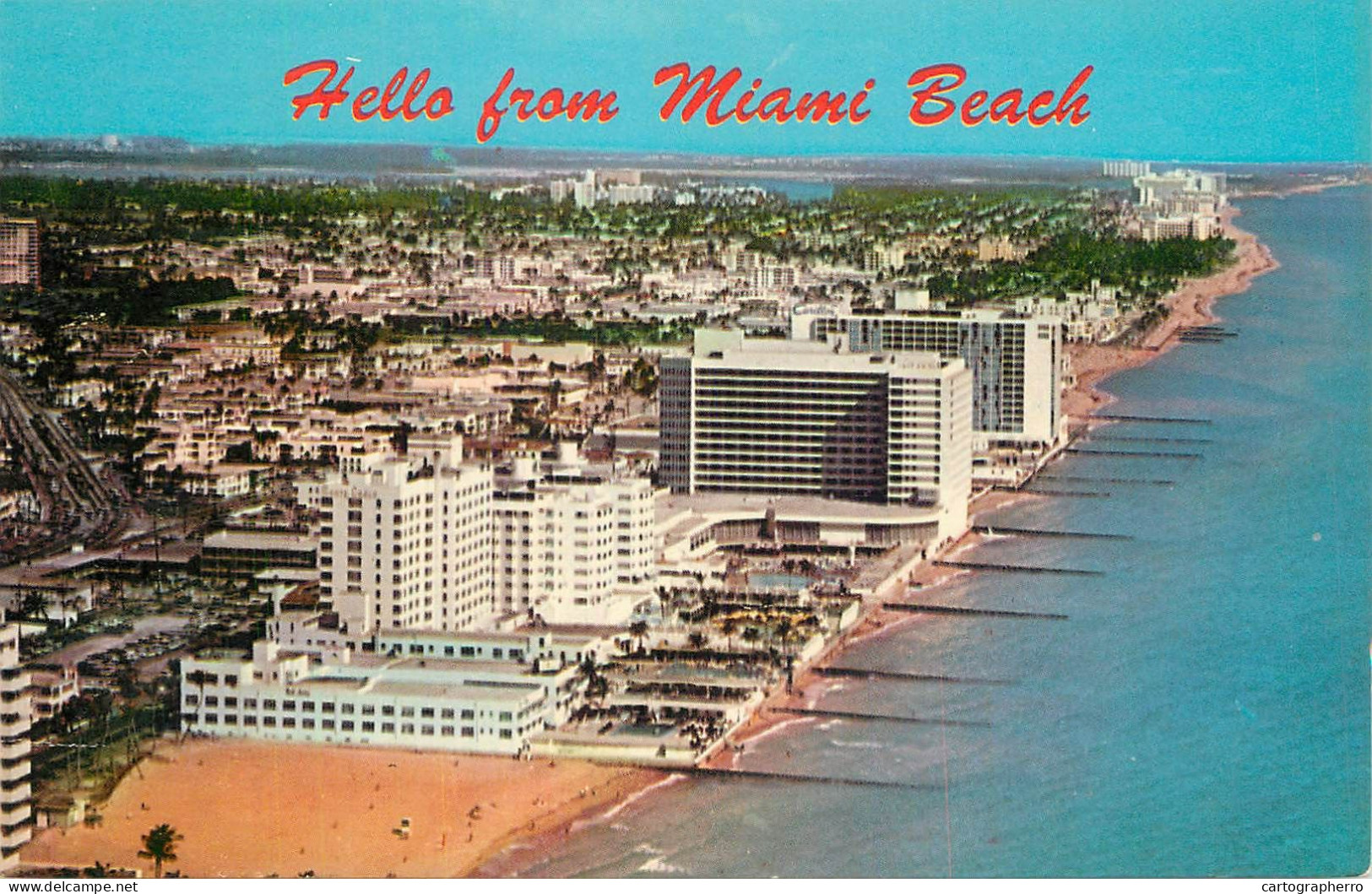 USA Miami Beach FL Panoramic View - Miami Beach