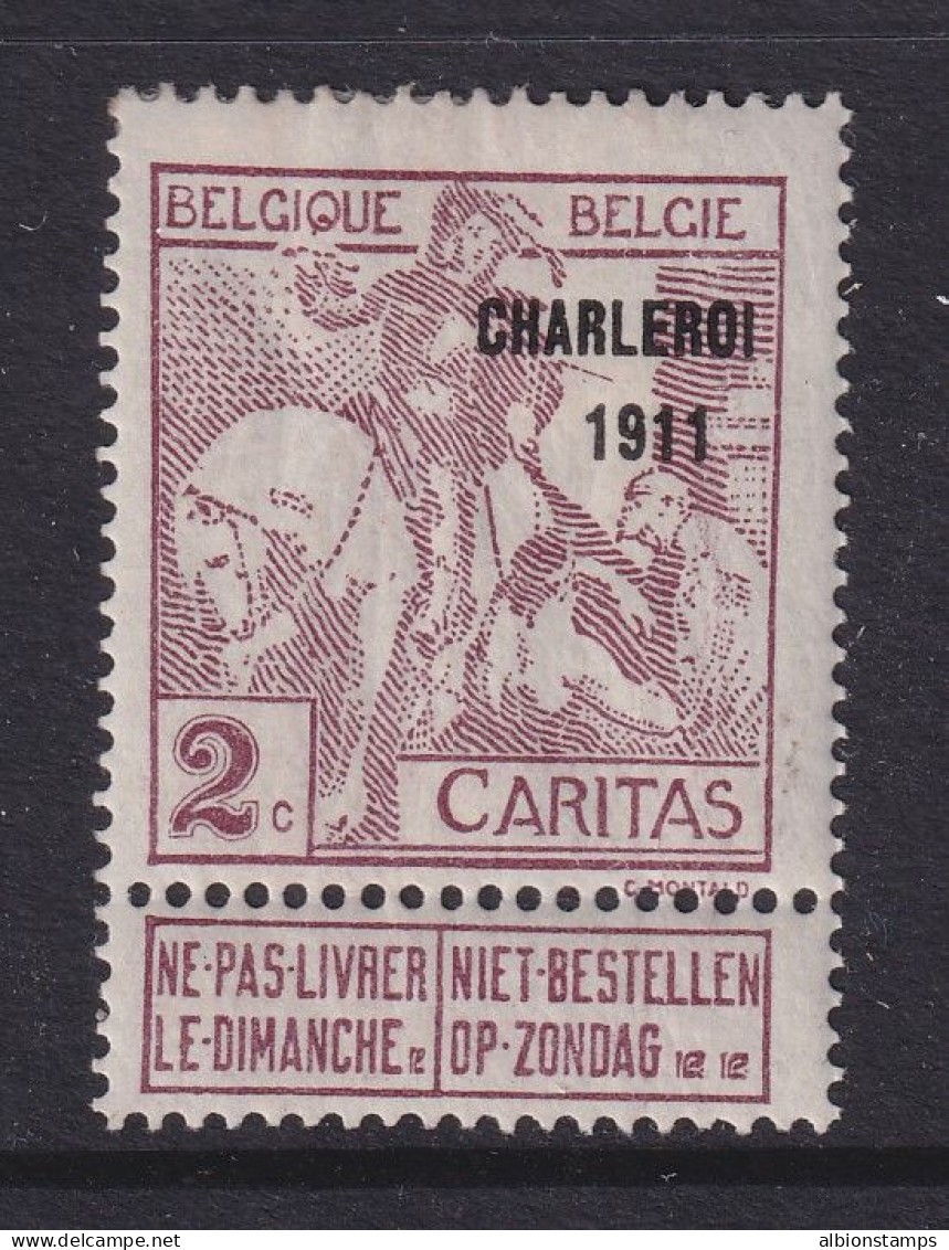 Belgium, Scott B18, MHR - 1910-1911 Caritas