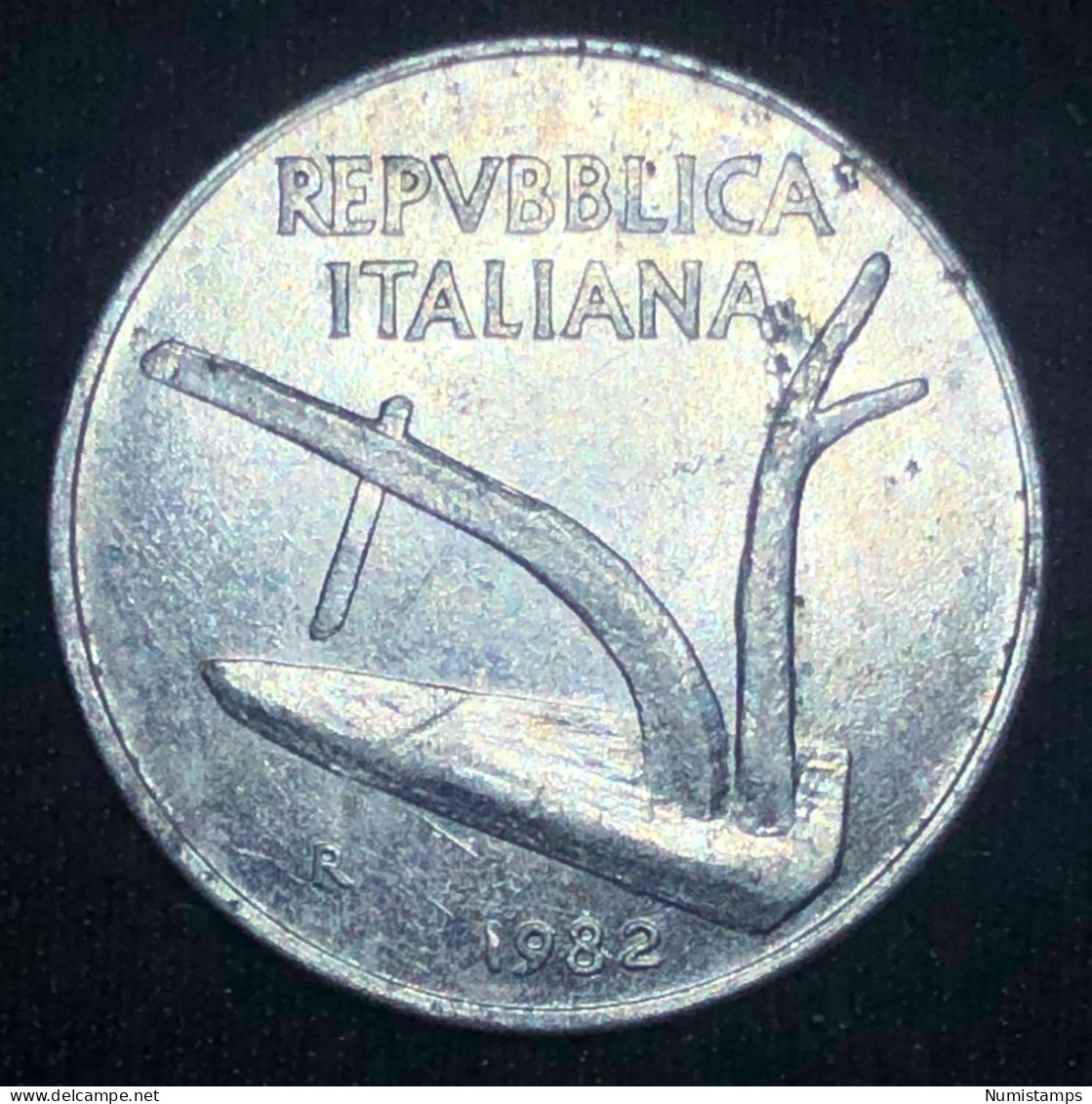 Italia 10 Lire, 1982 - 10 Liras