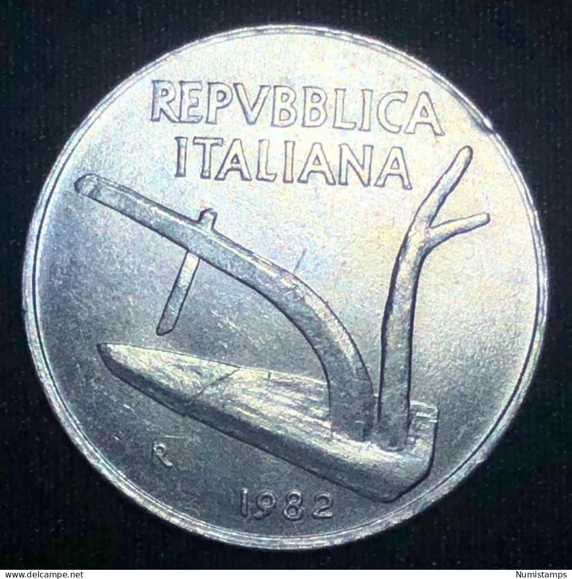 Italia 10 Lire, 1982 - 10 Liras