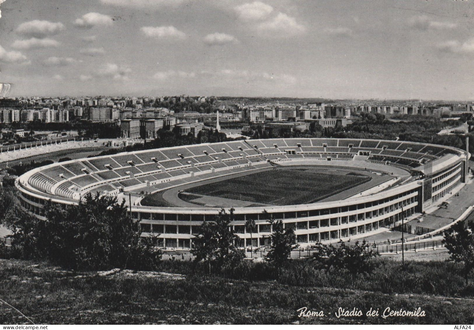 CARTOLINA ROMA STADIO DEI CENTOMILA (ZP4025 - Stadia & Sportstructuren