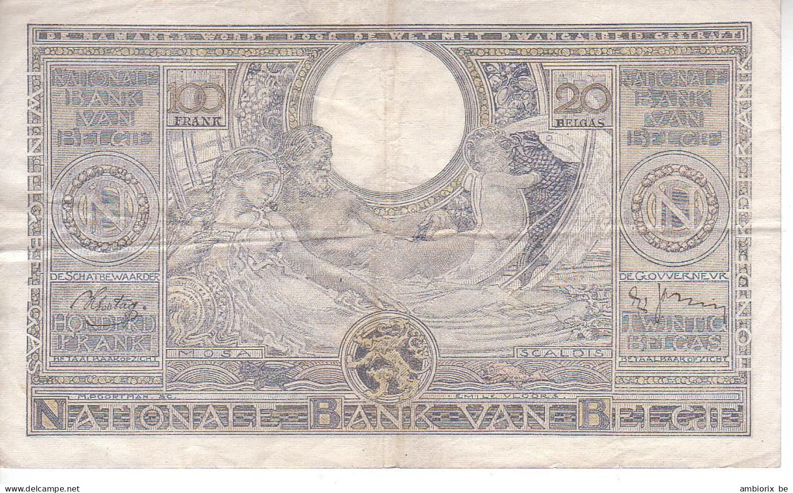 Belgique - Billet 60 C - Daté 10.08.39 - Soit Une Date Postérieure à Celle Donnée Dans Le Catalogue (?) - 100 Francos & 100 Francos-20 Belgas