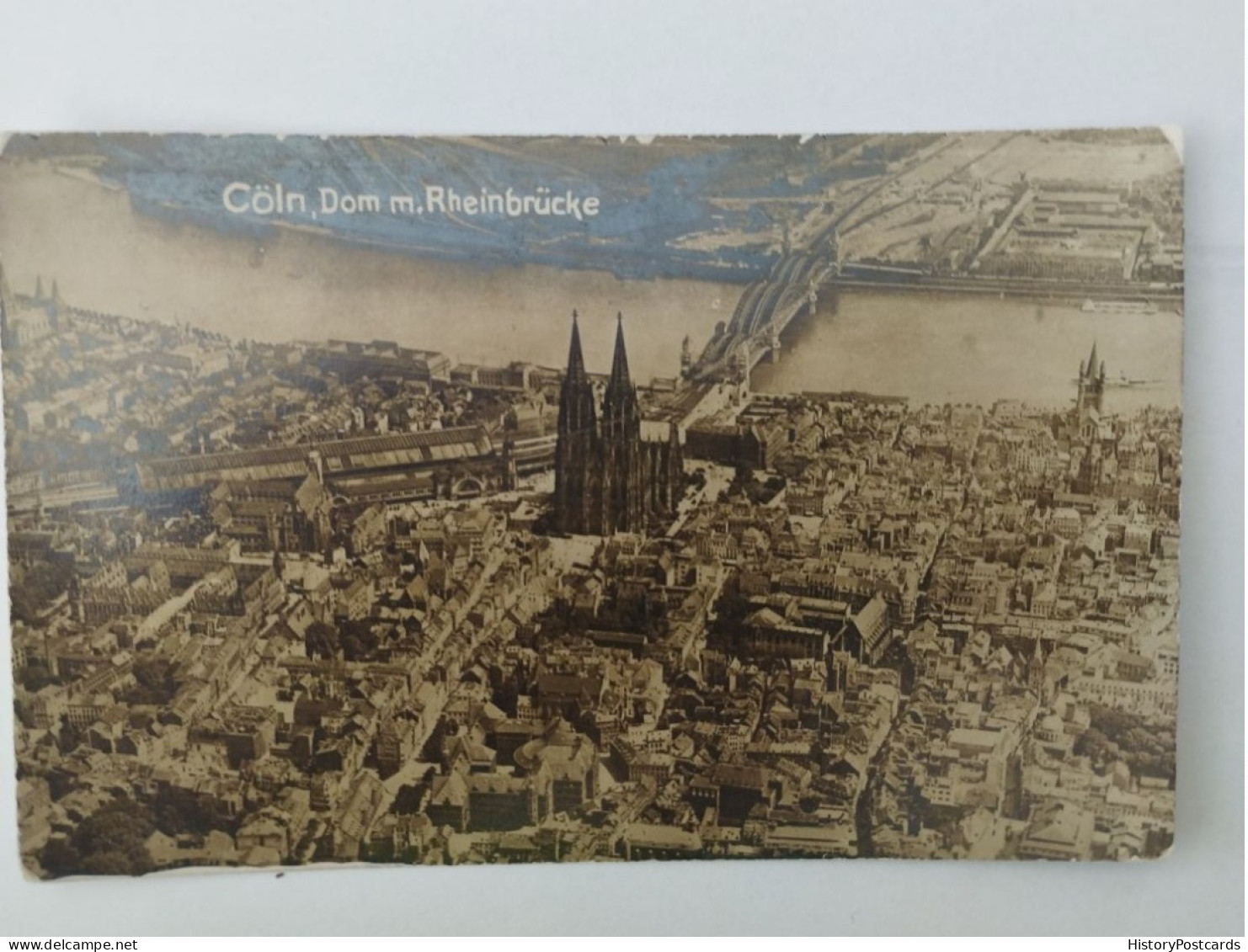 Cöln, Köln, Stadtzentrum, Dom, Porz, Luftbild, Um 1910 - Köln