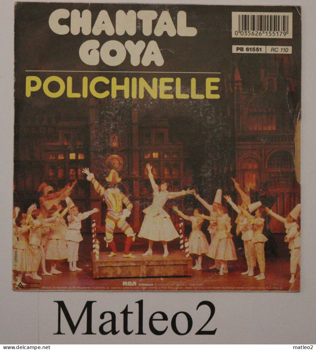 Vinyle 45 Tours : Chantal Goya - Pandi Panda / Polichinelle - Kinderlieder