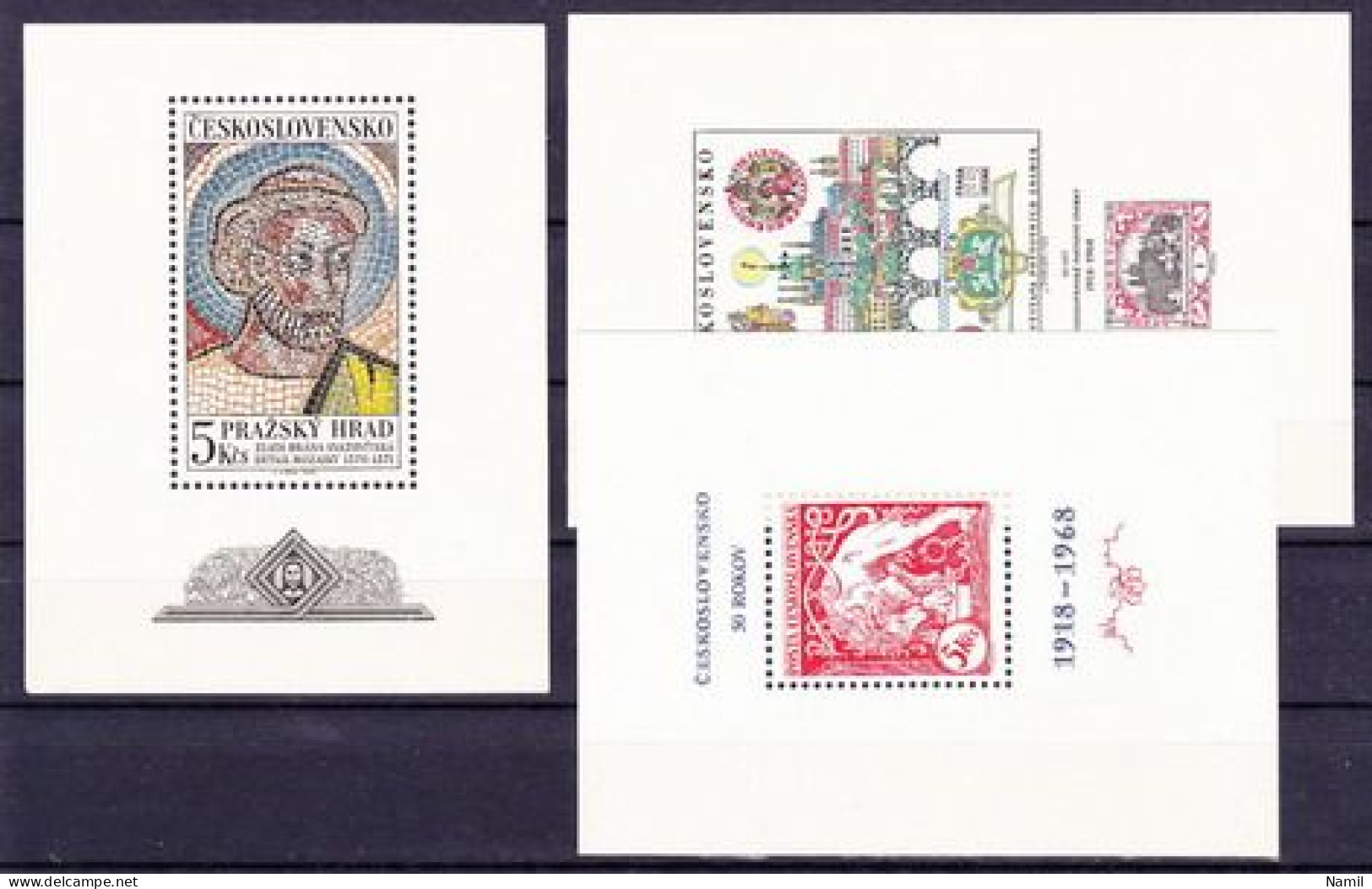 ** Tchécoslovaquie 1968 Mi 1762-1850+Bl.28-30 (Yv 1615-1697+BF 34-6+PA 68-70), (MNH)** - Années Complètes