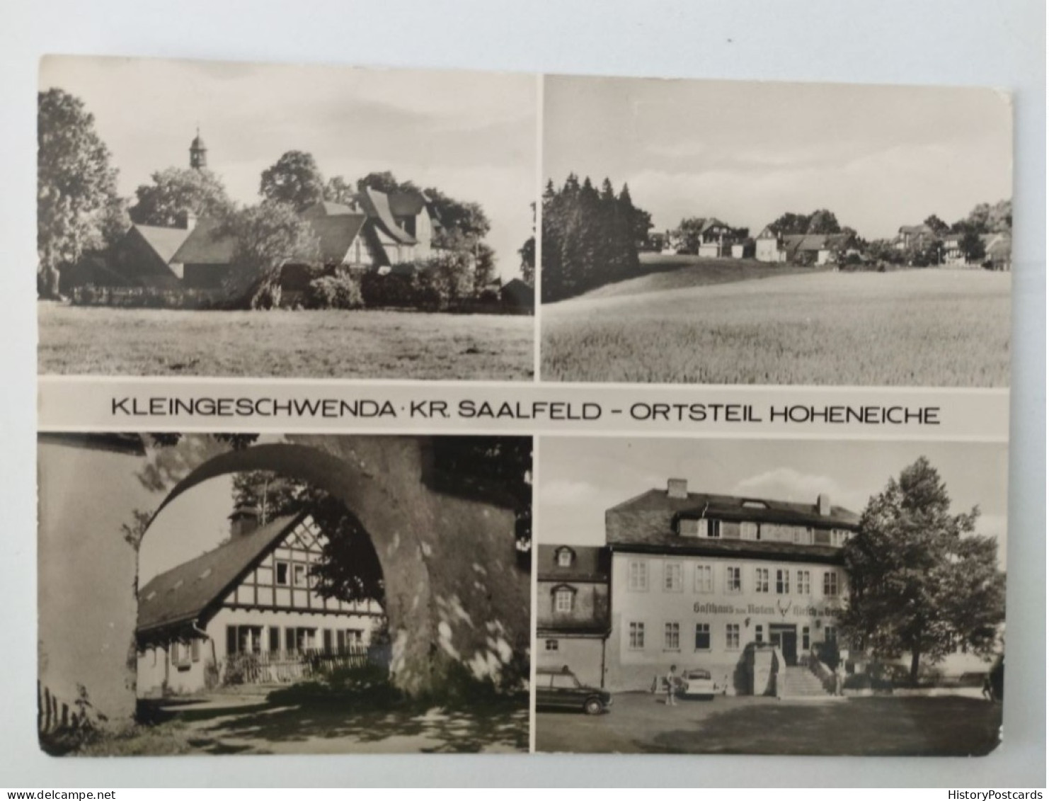 Kleinschwenda, Kr.Saalfeld, OT Hoheneiche, Gasthaus, DDR, 1980 - Saalfeld