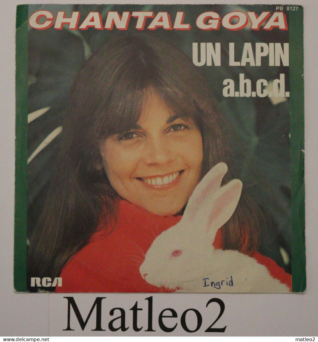 Vinyle 45 Tours : Chantal Goya - Un Lapin / A.b.c.d. - Children