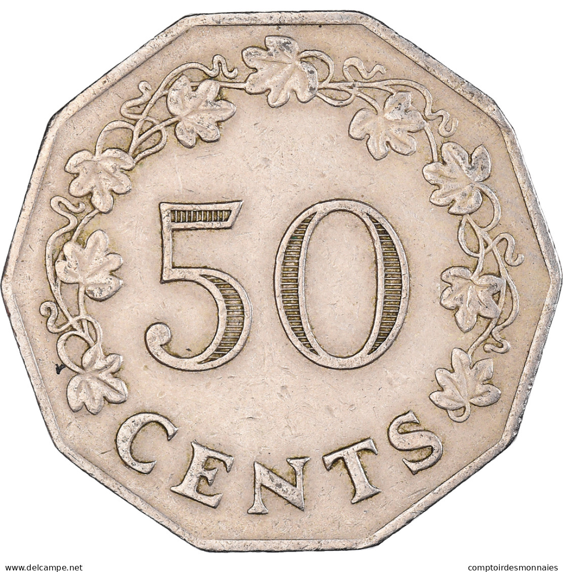 Monnaie, Malte, 50 Cents, 1972 - Malta