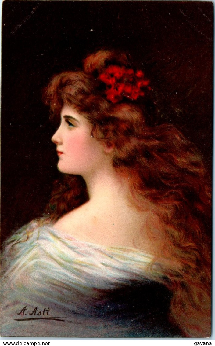 A. ASTI - Portrait De Femme - Asti