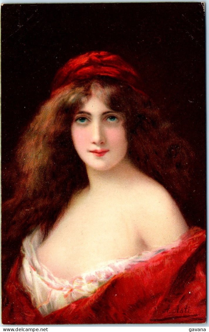 A. ASTI - Portrait De Femme - Asti