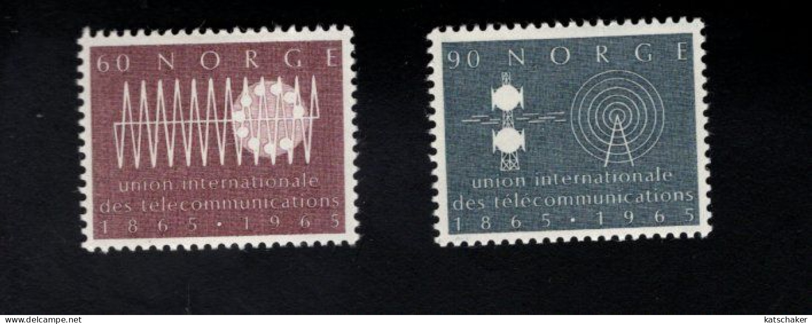 1932625761 1965 SCOTT 471 472  (XX) POSTFRIS  MINT NEVER HINGED  - ITU - INTERNATIONAL TELECOMMUNICATIONS UNION - Unused Stamps