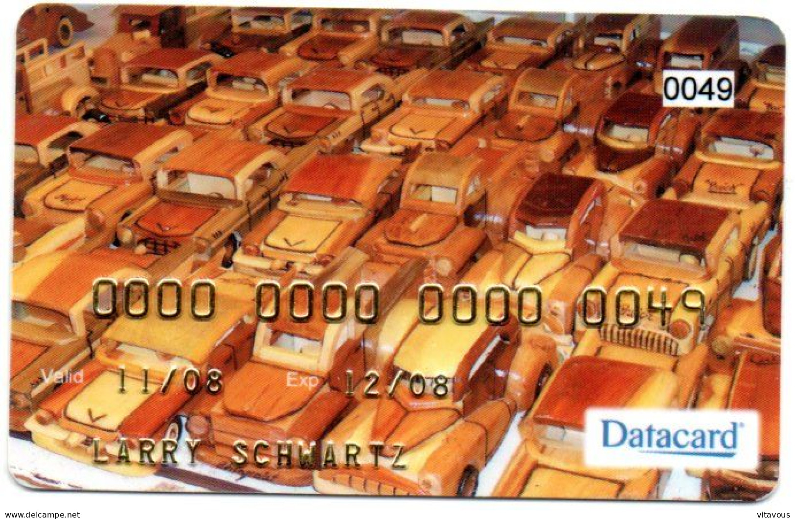 Voiture Carte Spécimen Démonstration  DATACARD France Card Karte (F 548) - Tarjetas De Salones Y Demostraciones