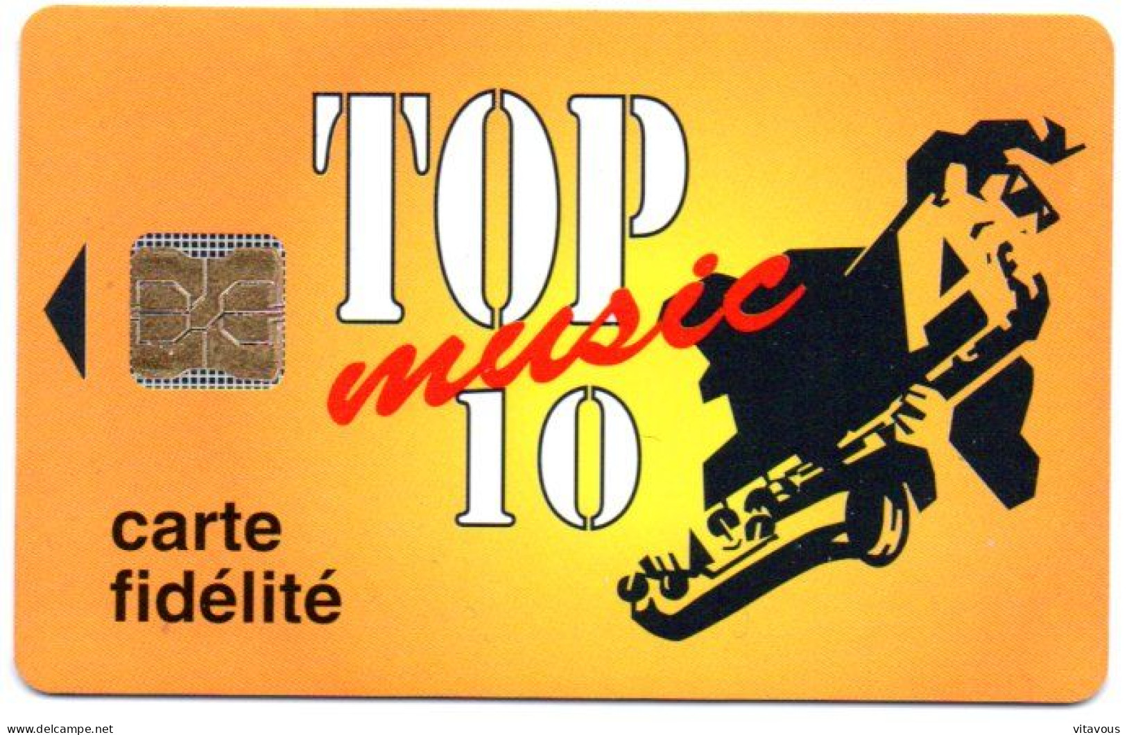 Carte Fidélité TOP Music 10 - Spécimen Démonstration France Card Karte (F 548) - Tarjetas De Salones Y Demostraciones