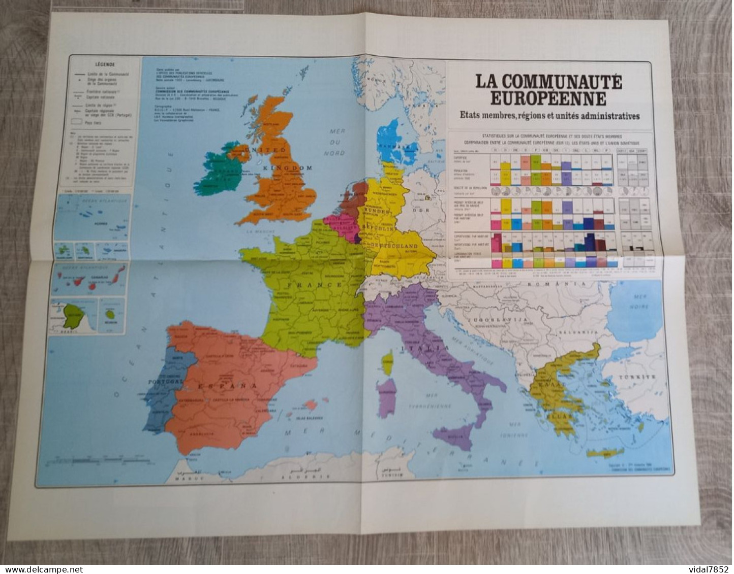 Calendrier-Almanach Des P.T.T 1991-Poster Intérieur Communauté Européenne--Tom Jerry Département AIN-01-Référence 414 - Groot Formaat: 1991-00