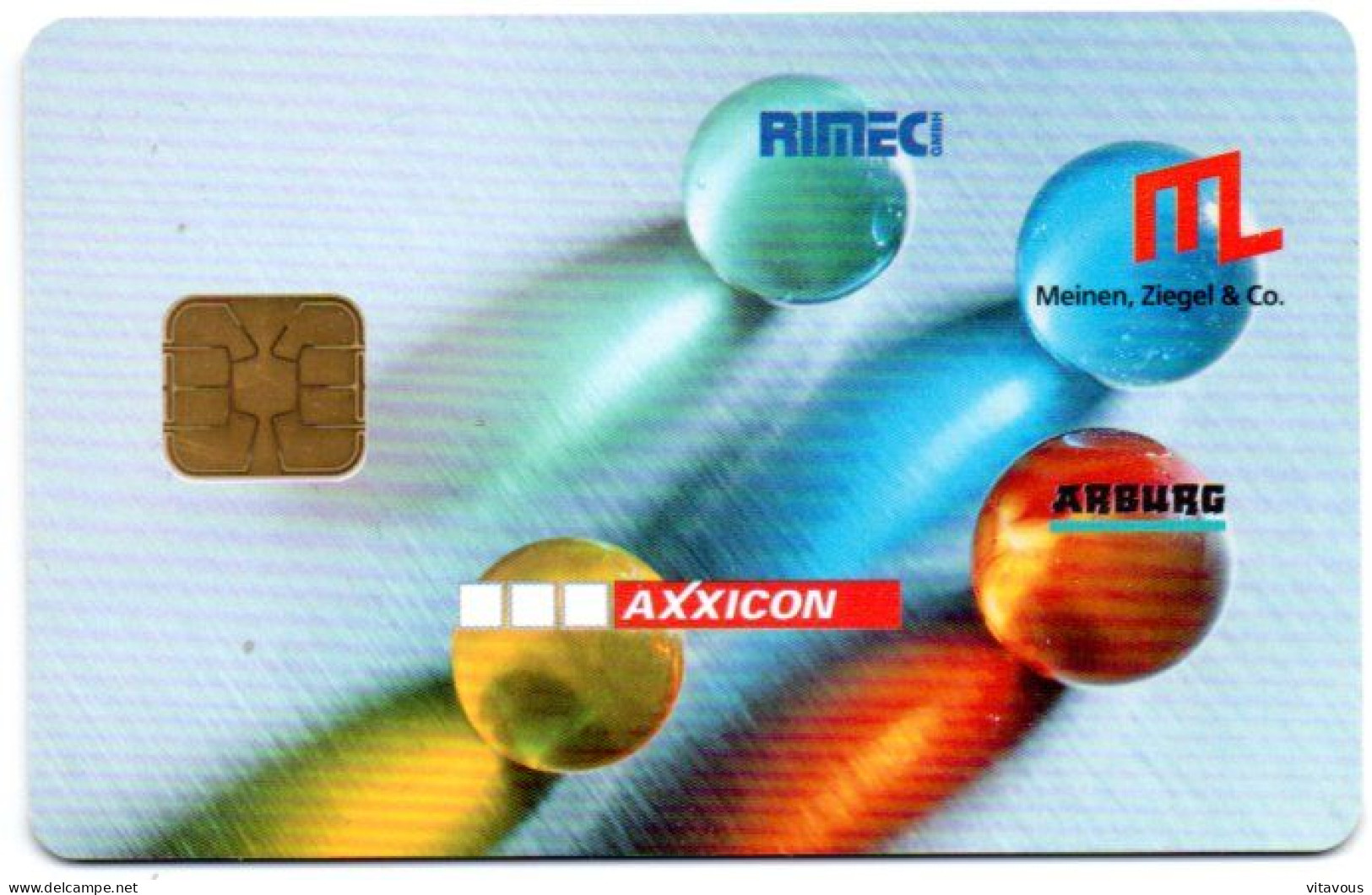 Carte AXXICON RILECI Card Karte (F 552) - Cartes De Salon Et Démonstration