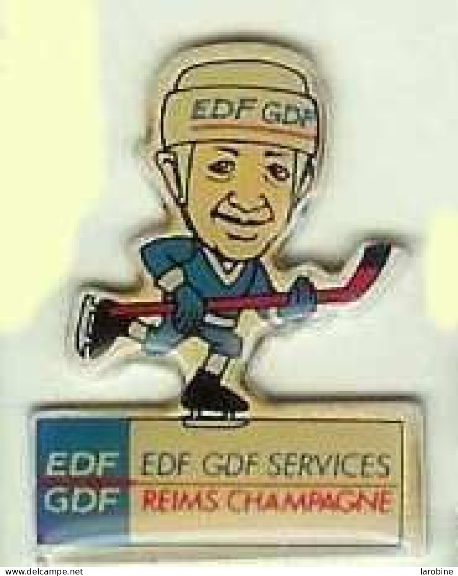 @@ Hockey Sur Glace EDF GDF Services REIMS CHAMPAGNE  @@eg27 - EDF GDF