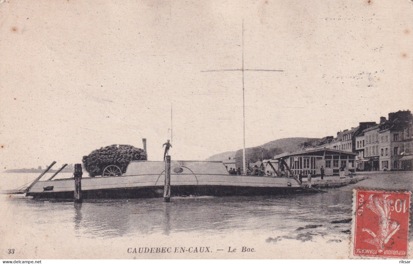 CAUDEBEC EN CAUX(BATEAU BAC) - Caudebec-lès-Elbeuf