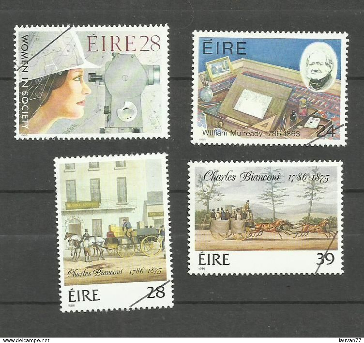 Irlande N°610 à 613 Cote 4€ - Used Stamps