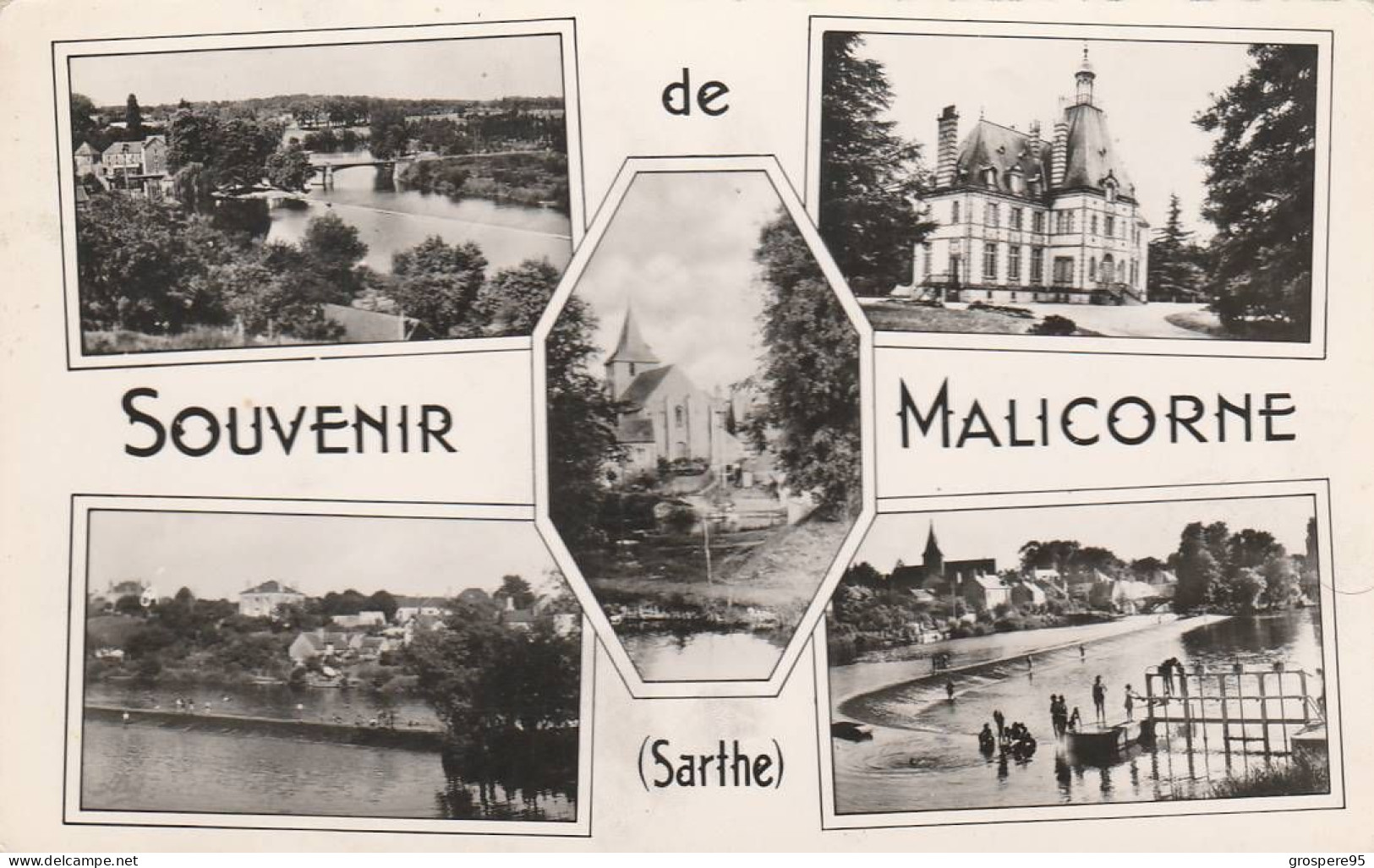 MALICORNE SOUVENIR 1955 - Malicorne Sur Sarthe