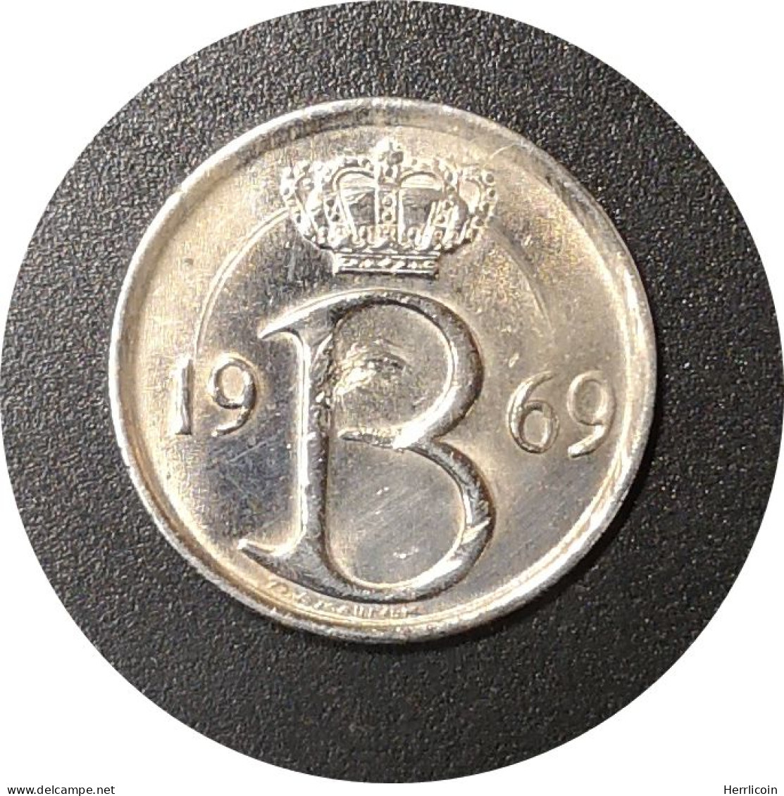 Monnaie Belgique - 1969 - 25 Centimes - Baudouin Ier En Français - 25 Cent