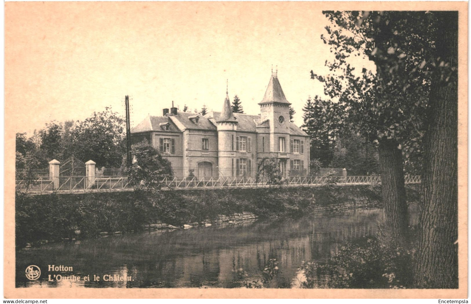 CPA Carte Postale Belgique Hotton L'Ourthe Et Le Château VM75374 - Hotton