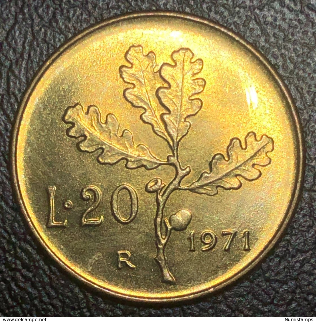 Italia 20 Lire, 1971 (SPL) - 20 Liras