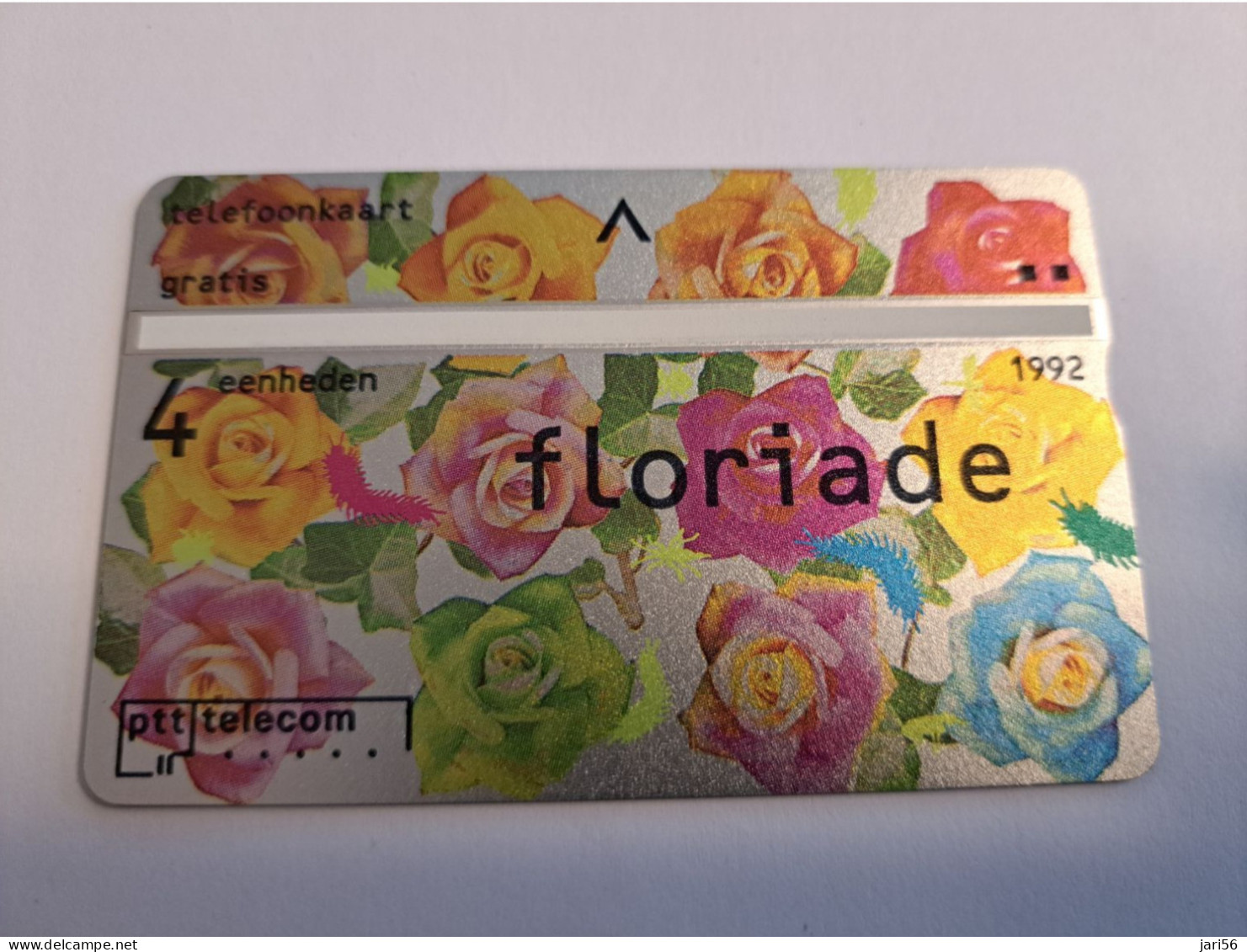 NETHERLANDS /FLOWERS/ ADVERTISING  4 UNITS  LANDYS & GYR / COMPLIMENTS CARD   Mint  ** 15944** - Privat