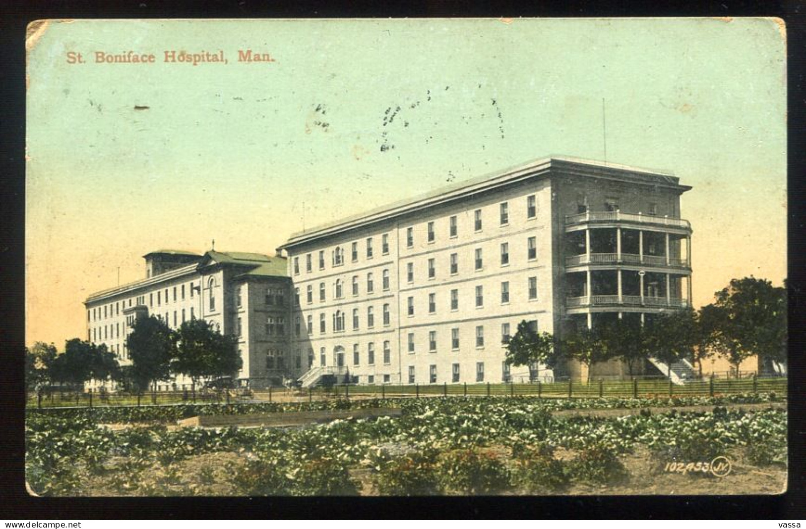 Canada - Winnipeg -  St.Boniface Hospital. Stamp Franked In 1911 - Winnipeg