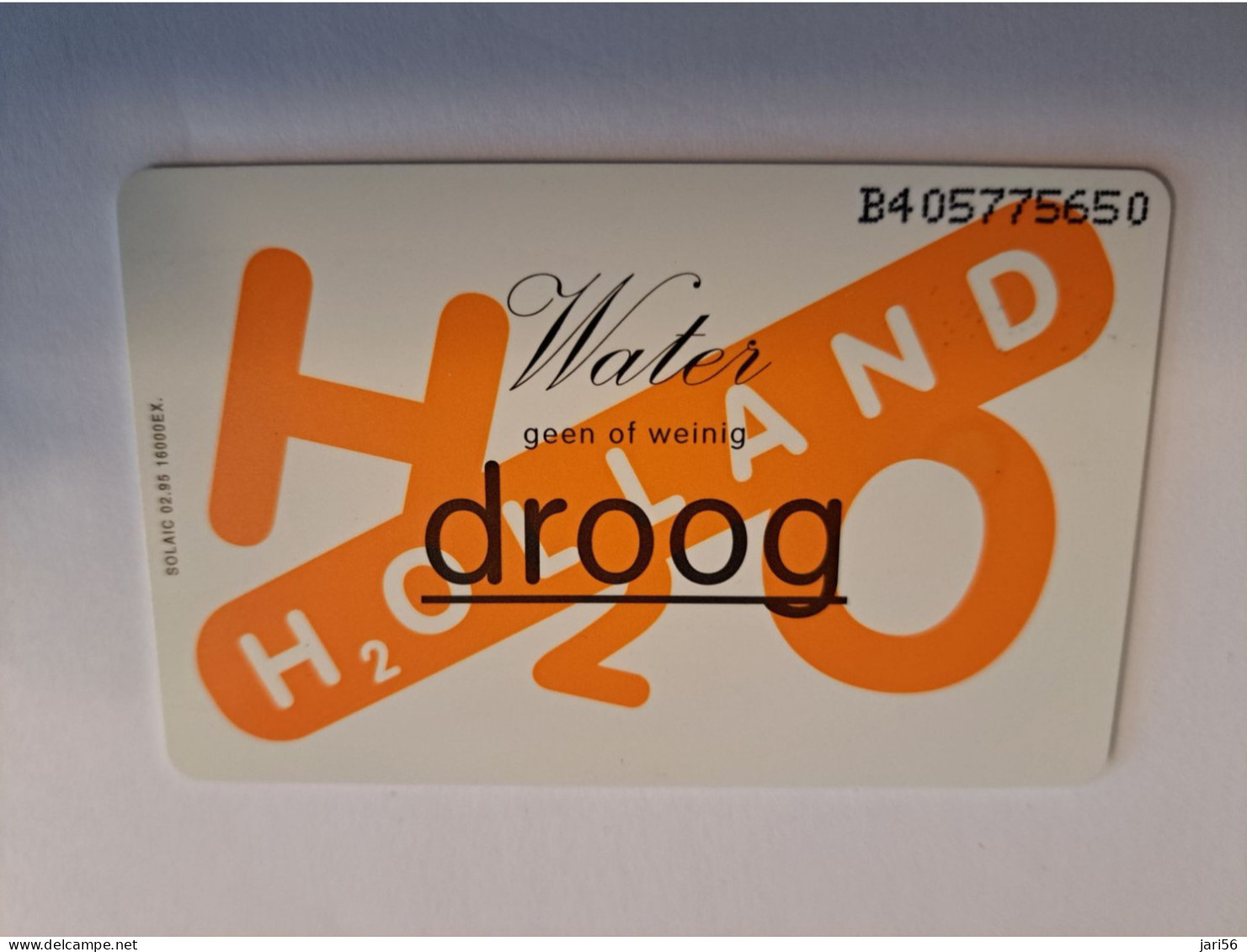 NETHERLANDS  HFL 1,00    CC  MINT CHIP CARD   / COMPLIMENTSCARD / FROM SERIE / MINT   ** 15954** - [3] Sim Cards, Prepaid & Refills