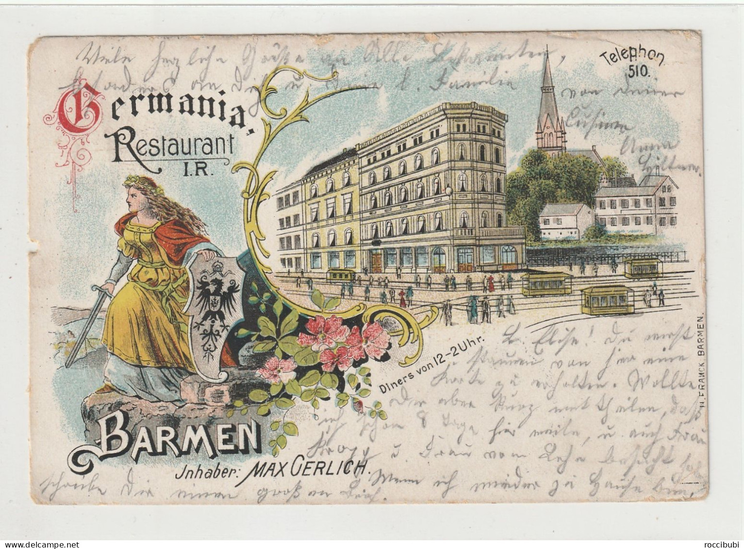 Barmen 1900, Germania Restaurant - Wuppertal