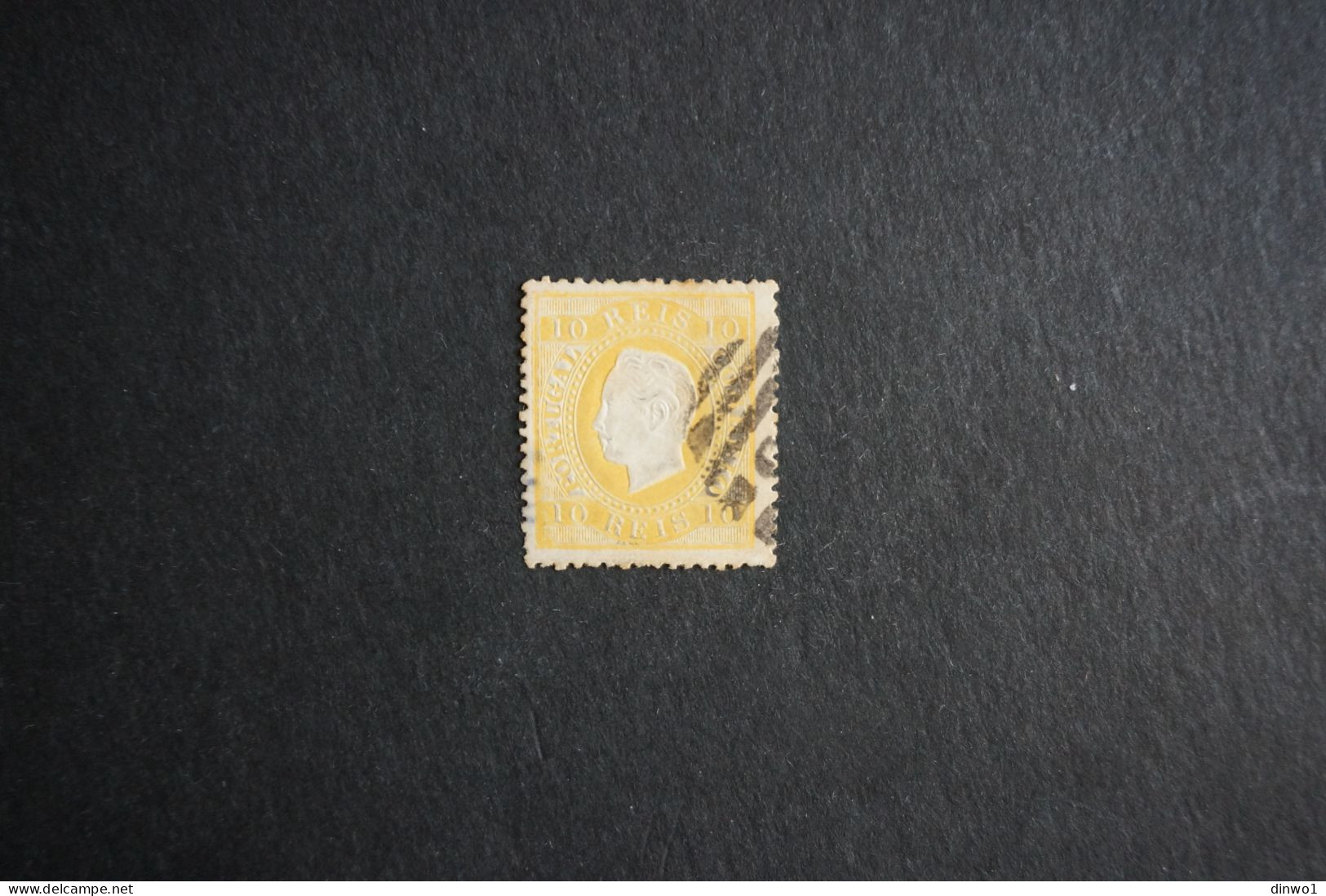 (T1) Portugal - 1870 D. Luis I 10 R - Used - Unused Stamps